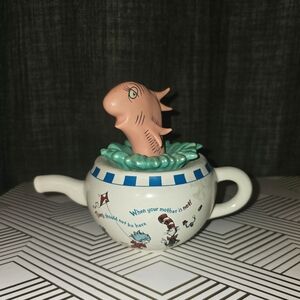Dr Seuss Fish In The Pot Figurine Limited EDITION NEW! Sharon Pike Sculptress